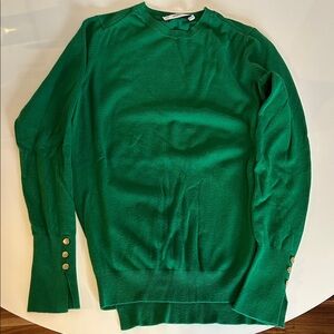 Zara Green Women's Crewneck Sweater